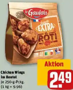 REWE Chicken Wings im Beutel Angebot