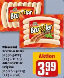 REWE Wiesenhof Bruzzzler Minis oder Bruzzzler Original Angebot