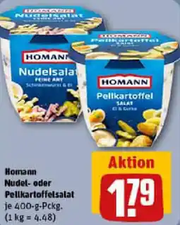 REWE Homann Nudel- oder Pellkartoffelsalat Angebot