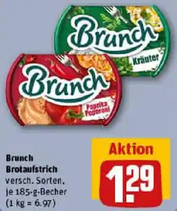 REWE Brunch Brotaufstrich Angebot