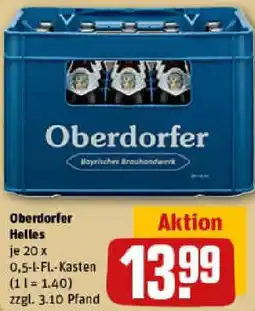 REWE Oberdorfer Helles Angebot