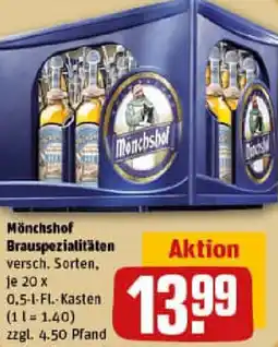 REWE Mönchshof Brauspezialitäten Angebot