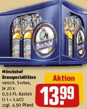 REWE Mönchshof Brauspezialitäten Angebot