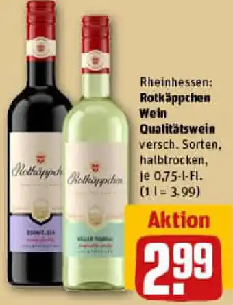 REWE Rotkäppchen Wein Qualitätswein Angebot