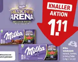 REWE Milka Schokolade Angebot
