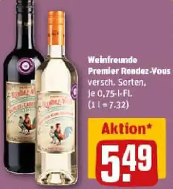 REWE Weinfreunde Premier Rendez-Vous Angebot