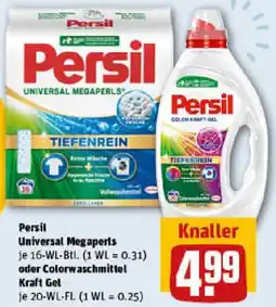 REWE Persil Universal Megaperls oder Colorwaschmittel Kraft Gel Angebot