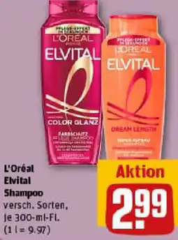 REWE L'Oréal Elvital Shampoo Angebot
