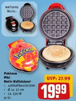 REWE Pokémon Mini Motiv-Waffeleisen Angebot