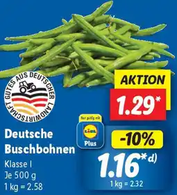 Lidl Deutsche Buschbohnen Angebot
