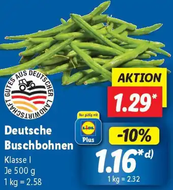 Lidl Deutsche Buschbohnen Angebot
