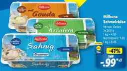 Lidl Milbona Schmelzkäse Angebot