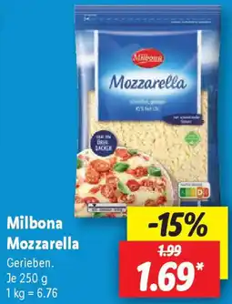 Lidl Milbona Mozzarella Angebot