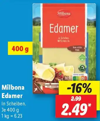Lidl Milbona Edamer Angebot