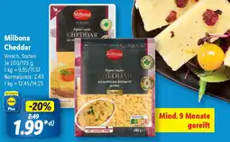 Lidl Milbona Cheddar Angebot