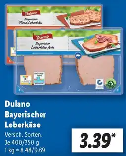 Lidl Dulano Bayerischer Leberkäse Angebot