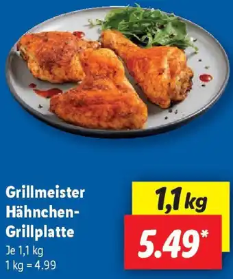 Lidl Grillmeister Hähnchen Grillplatte Angebot