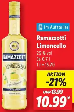 Lidl Ramazzotti Limoncello Angebot