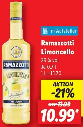 Lidl Ramazzotti Limoncello Angebot