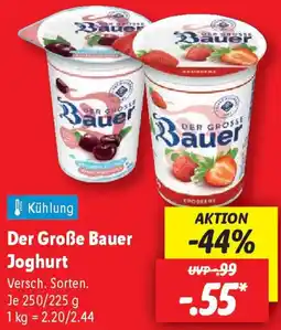 Lidl Der Große Bauer Joghurt Angebot