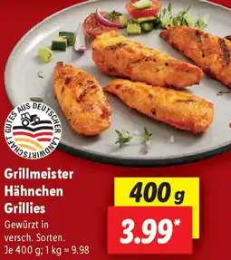 Lidl Grillmeister Hähnchen Grillies Angebot