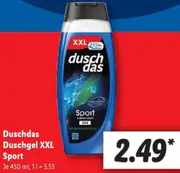 Lidl Duschdas Duschgel XXL Sport Angebot