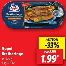 Lidl Appel Bratheringe Angebot