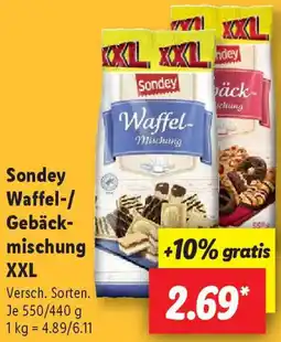 Lidl Sondey Waffel-/ Gebäckmischung XXL Angebot