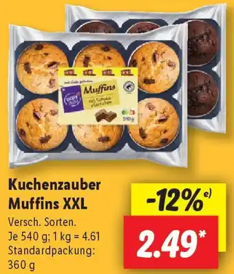 Lidl Kuchenzauber Muffins XXL Angebot
