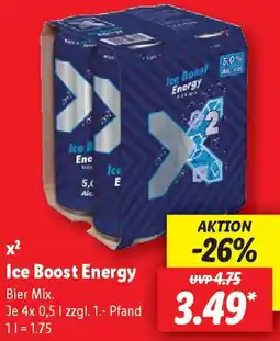 Lidl X2 Ice Boost Energy Angebot