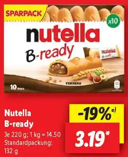Lidl Nutella B-ready Angebot