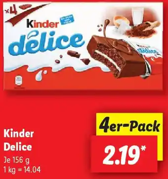 Lidl Kinder Delice Angebot