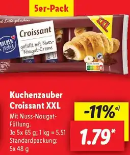 Lidl Kuchenzauber Croissant XXL Angebot
