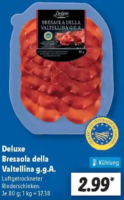 Lidl Deluxe Bresaola della Valtellina g.g.A. Angebot