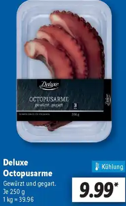 Lidl Deluxe Octopusarme Angebot
