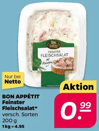 NETTO BON APPÉTIT Feinster Fleischsalat Angebot