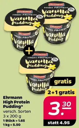 NETTO Ehrmann High Protein Pudding Angebot