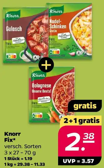 NETTO Knorr Fix Angebot