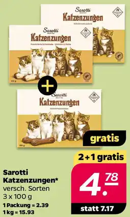 NETTO Sarotti Katzenzungen Angebot