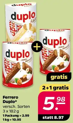 NETTO Ferrero Duplo Angebot