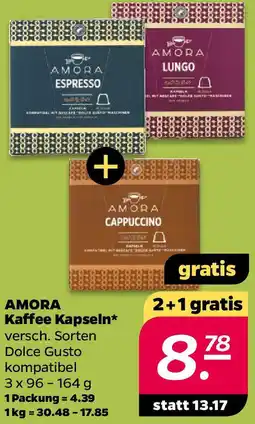 NETTO AMORA Kaffee Kapseln Angebot