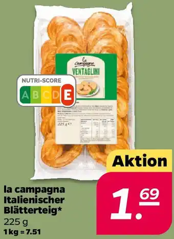 NETTO la campagna Italienischer Blätterteig Angebot