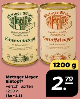 NETTO Metzger Meyer Eintopf Angebot