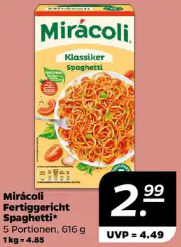 NETTO Mirácoli Fertiggericht Spaghetti Angebot