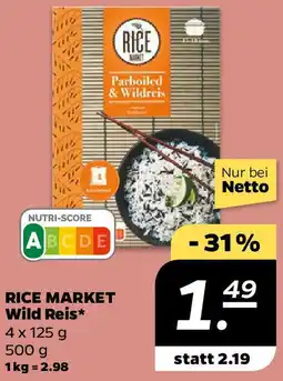 NETTO RICE MARKET Wild Reis Angebot
