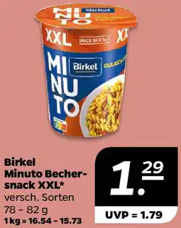 NETTO Birkel Minuto Bechersnack XXL Angebot