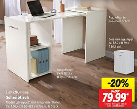 Lidl LIVARNO home Schreibtisch Angebot