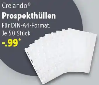 Lidl Crelando Prospekthüllen Angebot