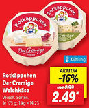 Lidl Rotkäppchen Der Cremige Weichkäse Angebot