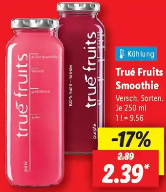 Lidl Trué Fruits Smoothie Angebot